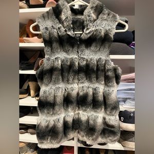 Donna Salyers Fabulous Furs vest. XS.